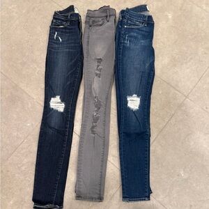 Frame Le Skinny De Jeanne Denim Women's Skinny Jeans - Dark Blue Gray, & Blue 25